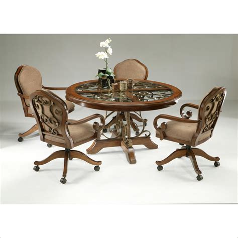 Rolling Dining Room Chairs And Table at Toni Aguayo blog
