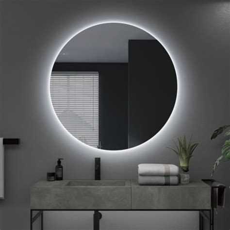 LEDIMEX - Espejo Baño LED Redondo 70cm | Espejo Retroiluminado con Luz ...