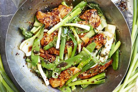 Green Onions Chicken Easy Ground Chicken And Green Bean Stir Fry The