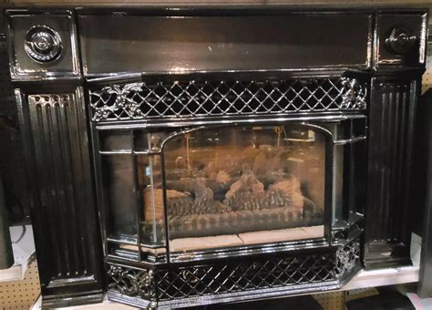 Vermont casting RHE 32 Gas insert Black porcelain Finish – Fireplace Expert