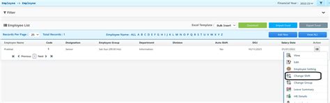 How to change an employee’s shift? : Helpdesk | Knowledge Base