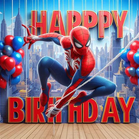 Happy Birthday From Spiderman