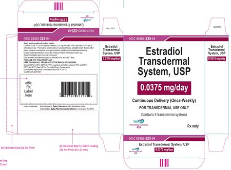 Estradiol Patch: Package Insert - Drugs.com