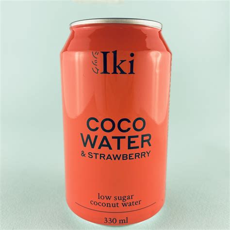 Вода кокосовая с соком клубники, Iki - B12 VEGAN SHOP