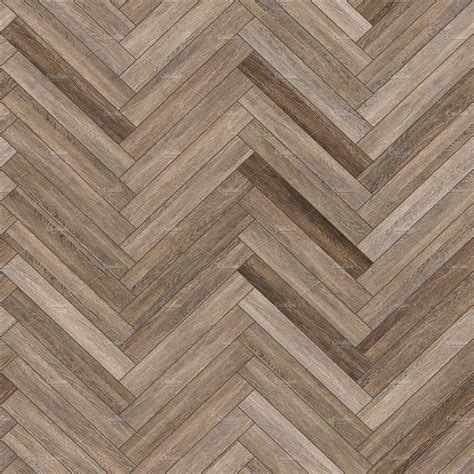 Seamless wood parquet texture (herringbone neutral) | Wood floor ...
