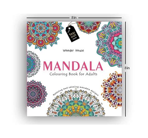 Wonder House Books Mandala Colouring Books With Tear Out Sheets for ...