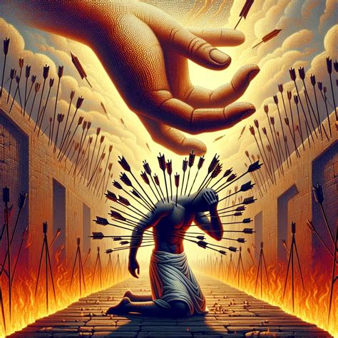 What does Psalms 38:2 mean? | Bible Art