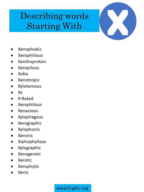 10 Letter Words Starting With Ex