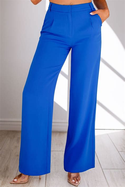 Shop Priceless | Good Feeling | Royal Blue | High Rise | Pants