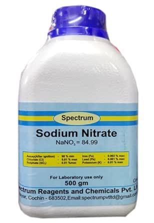 SPECTRUM SODIUM NITRATE 500GMS : Amazon.in: Industrial & Scientific