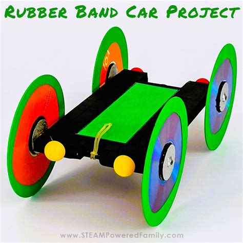 Rubber Band Car Project - Power Up Learning in STEM!