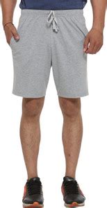 VIMAL JONNEY Solid Men Grey Basic Shorts - Buy Silver VIMAL JONNEY ...