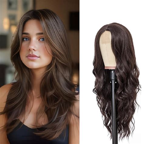 VIVIAN Full Head Hair Wig For Women Curly And Synthetic Hair With Net ...