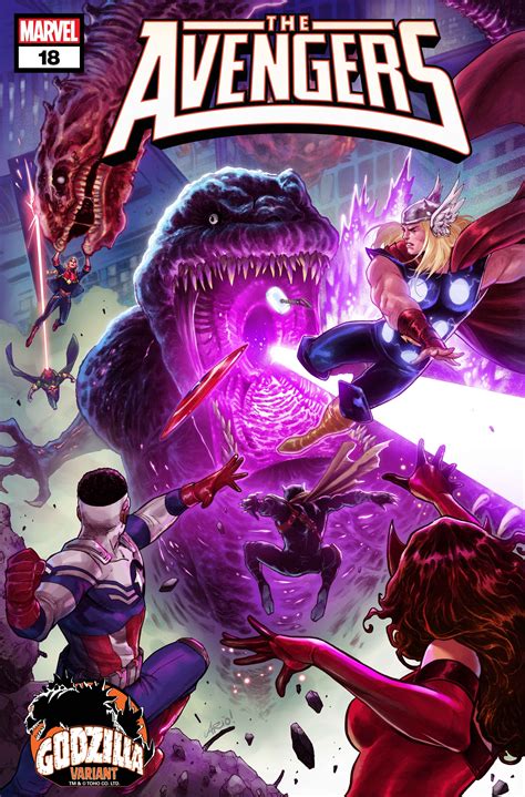 Marvel Heroes Battle Godzilla in New Marvel Comics Variant Covers ...