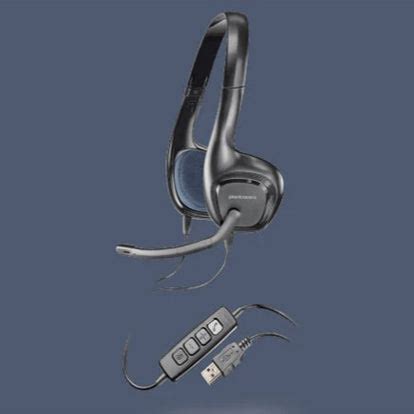 Plantronics Audio 628 USB Overhead Stereo Headset – tpstech.in
