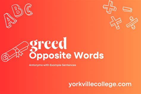 What Is The Opposite of Greed? - Example Sentences