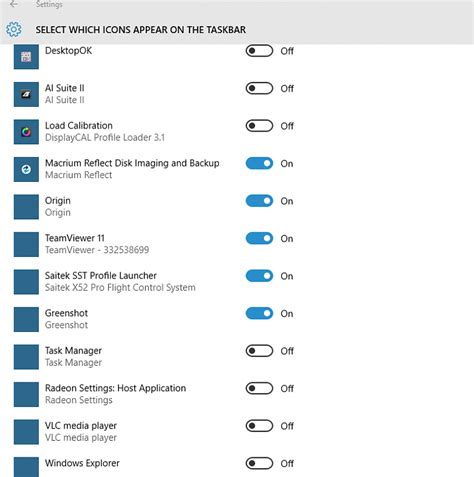 Image result for Setting Taskbar Icons