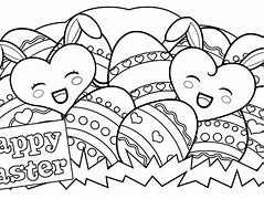 Image result for Cute Bunny Happy Easter Coloring Pages