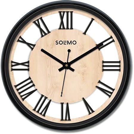 Buy Amazon Brand - Solimo 12-inch Contemporary Plastic & Glass Wall ...