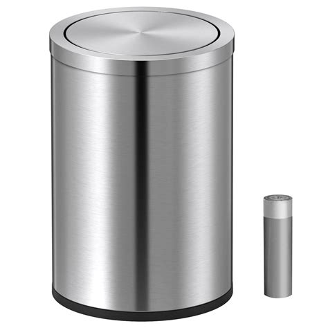 Mbillion Small Trash Can with Swing Lid 2.4 Gallons/9 Liter, Mini Trash ...