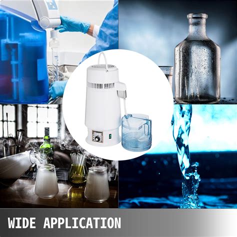 VEVOR Stainless Steel Water Distiller 746W Water Distillation Kit 1 ...