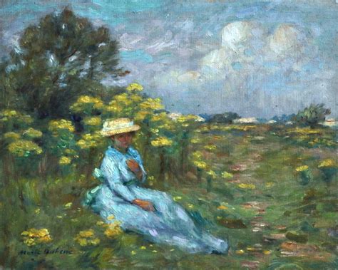 Painting Of Woman In Field – Warehouse of Ideas