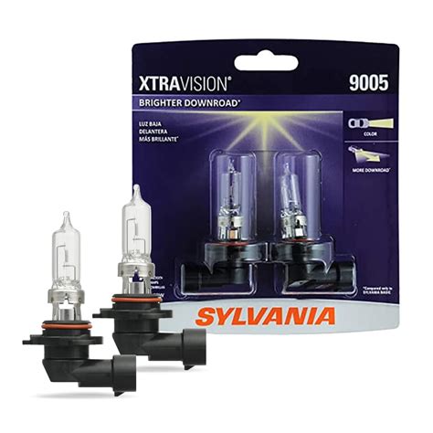 SYLVANIA - 9005 XtraVision Halogen Headlight Bulb - High-Performance ...