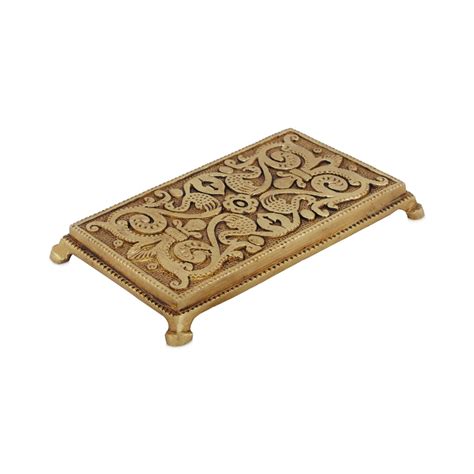 Giri - Brass Chowki | Chowki Rectangle | Pooja Chowki