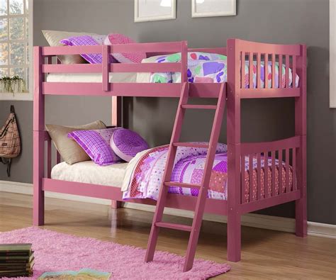 bunk bed for girl with slide
