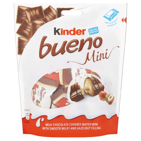 Buy Kinder Bueno Mini Wafer Bars, Chocolate Gift Pack, Milk Chocolate ...