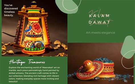 Buy Kalam Dawat Traditional Design Unique Decorative Multicolor ...