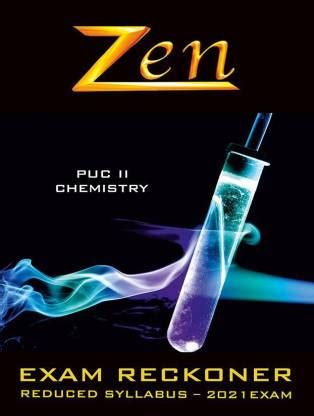 Zen Karnataka PUC 2 Chemistry Exam Reckoner 2021: Buy Zen Karnataka PUC ...