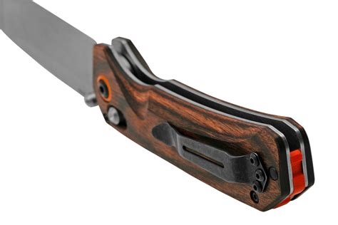Benchmade Grizzly Creek 15062, S30V, wood, hunting pocket knife ...