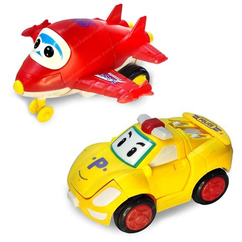 Buy FunBlast Pull Back Toys for Kids, (Pack of 2) Aeroplane and Car Toy ...