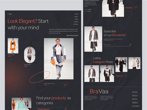 时尚穿搭！12组服装商店WEB界面设计灵感 - 优优教程网 - 自学就上优优网 - UiiiUiii.com
