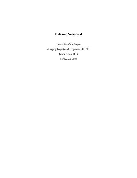 Project Management Balanced Scorecard 的图像结果