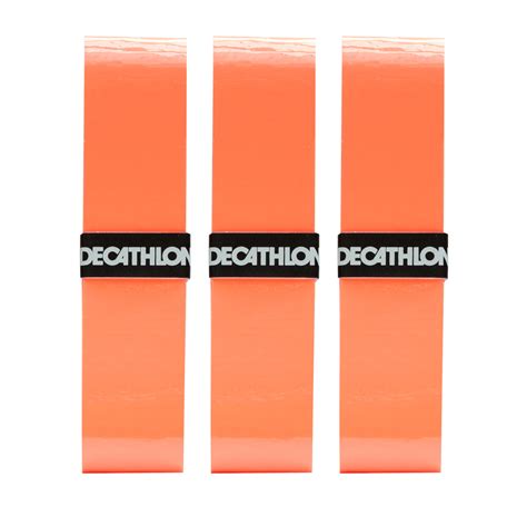 Buy Tennis Comfort Overgrip Tri-Pack - Orange Online | Decathlon