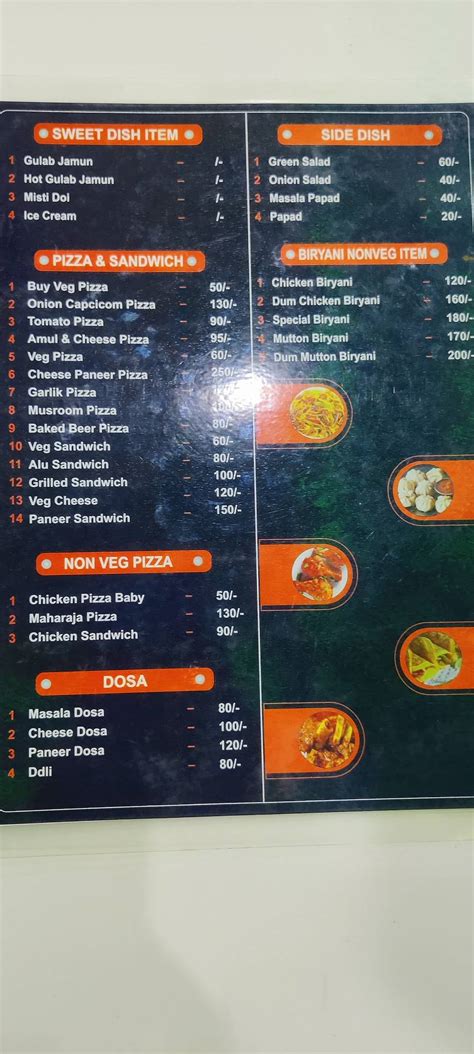 Menu at Janata Hotel & Restaurant, India, SBI Rd