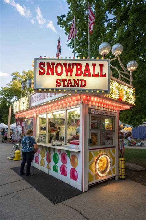18+ Creative Snowball Stand Ideas for Your Home