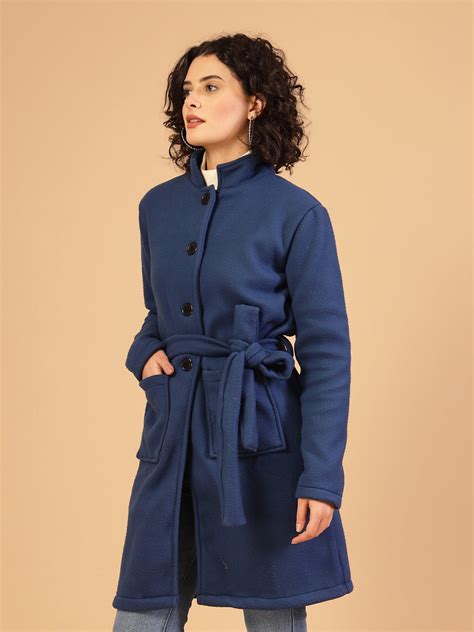 Women’s Solid Fleece Coat – rigoindia