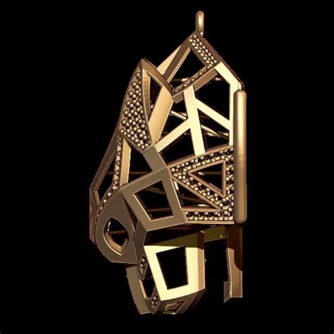 Panther Head 3D Model STL & 3DM Files - Exquisite Pendant Design