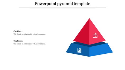 Editable PowerPoint Pyramid Template In Multicolor Slide