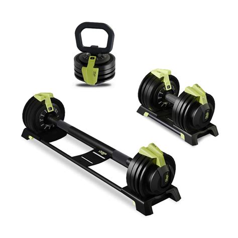 Buy Stoga QuickShift Pro 3-in-1 Adjustable Dumbbell Set (2 Kg - 24 Kg ...