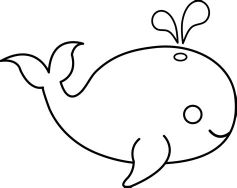 Printable Whale Coloring Pages