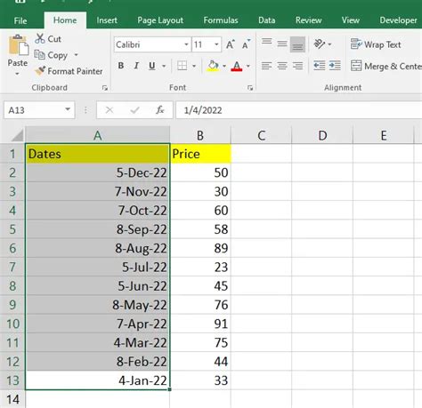 Image result for Sort Dates Function Excel