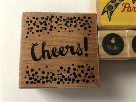 Studio G Rubber Stamp set of 4 & | Ubuy India