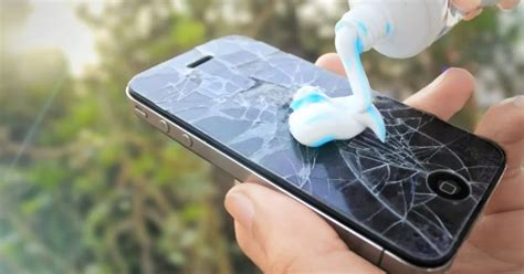 Image result for Toothpaste for Cracked Screen