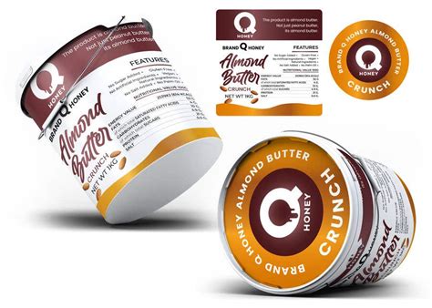 Create a label for 1kg almond butter | Freelancer