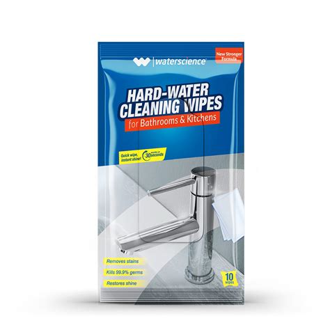 Hard Water Wipes For Bathroom And Kitchen – WaterScience