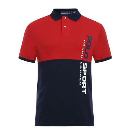Buy Polo Ralph Lauren Red Colourblocked Polo Online - 584024 | The ...